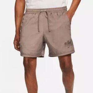Nike woven flow shorts Taupe size S